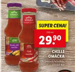 Lidl VITASIA Chilli omáčka nabídka
