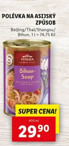 Lidl VITASIA Polévka na asijský způsob nabídka
