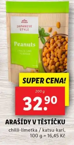 Lidl VITASIA Arašídy v těstíčku nabídka