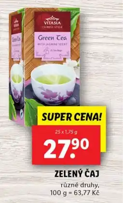 Lidl VITASIA Zelený čaj nabídka