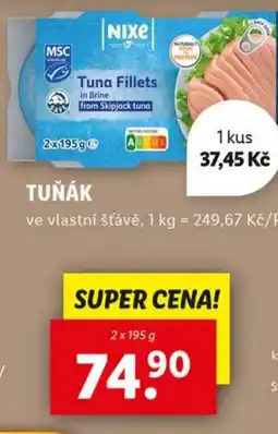 Lidl Tuňák nabídka