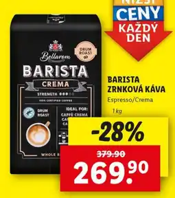 Lidl BELLAROM Barista zrnková káva nabídka