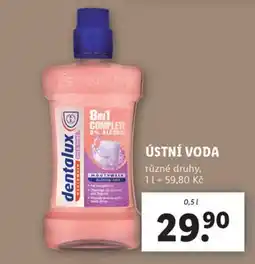 Lidl DENTALUX Ústní voda nabídka