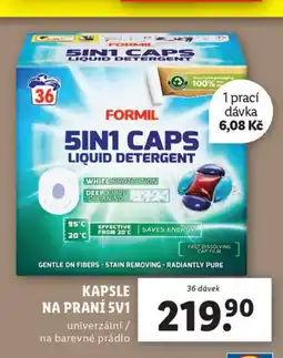Lidl FORMIL Kapsle na praní 5v1 nabídka