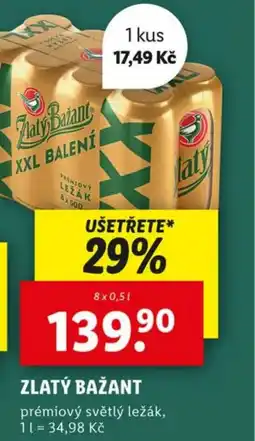 Lidl Zlatý bažant nabídka