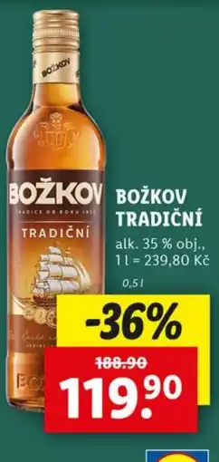 Lidl BOŽKOV Tradiční nabídka