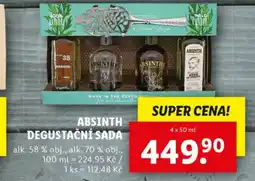 Lidl ABSINTH Degustační sada nabídka