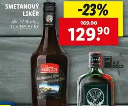Lidl Smetanový likér nabídka