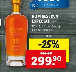 Lidl Rum Reserva especial nabídka