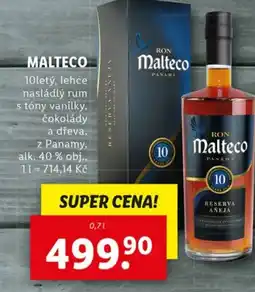 Lidl RON Malteco nabídka