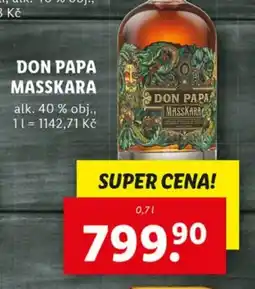 Lidl Don Papa masskara nabídka