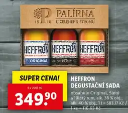 Lidl HEFFRON Degustační sada nabídka