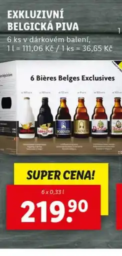 Lidl Exkluzivní Belgická piva nabídka