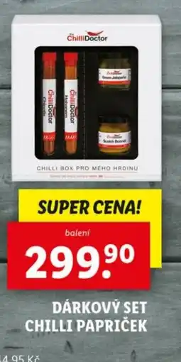 Lidl Dárkový set chilli papriček nabídka