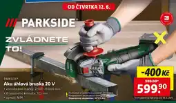 Lidl PARKSIDE Aku úhlová bruska 20 V nabídka