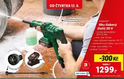 Lidl PARKSIDE Aku tlakový čistič 20 V nabídka