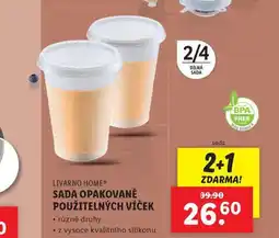 Lidl Sada opakovaně použitelných víček nabídka