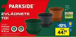 Lidl Květináč s miskou 20 cm nabídka