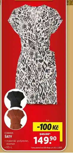 Lidl Šaty nabídka