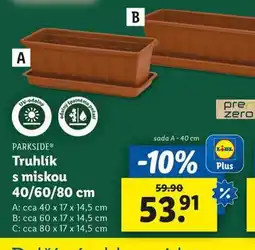 Lidl Truhlík s miskou 40 cm nabídka