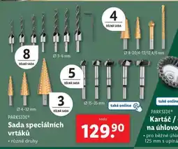 Lidl Sada speciálních vrtáků nabídka
