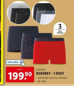 Lidl Boxerky nabídka