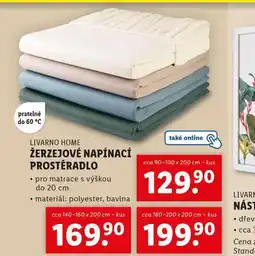 Lidl Žerzejové napínací prostěradlo 90-100 x 200 cm nabídka