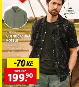Lidl Volnočasová košile nabídka