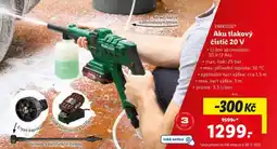 Lidl Aku tlakový čistič 20 v nabídka