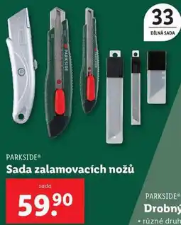 Lidl Sada zalamovacích nožů nabídka
