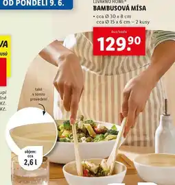 Lidl Bambusová mísa nabídka
