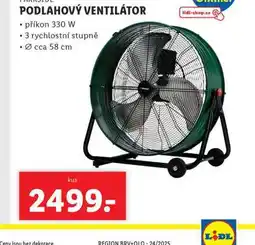 Lidl Podlahový ventilátor nabídka