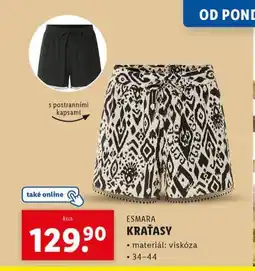 Lidl Kraťasy nabídka