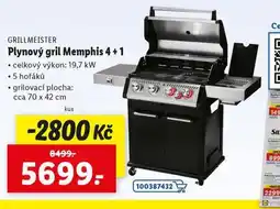 Lidl Plynový gril memphis 4+1 nabídka