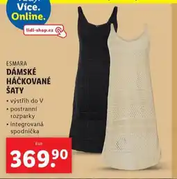 Lidl Dámské háčkované šaty nabídka