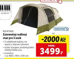 Lidl Zatemněný rodinný stan pro 5 osob nabídka
