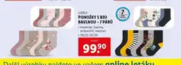 Lidl Ponožky s bio bavlnou nabídka