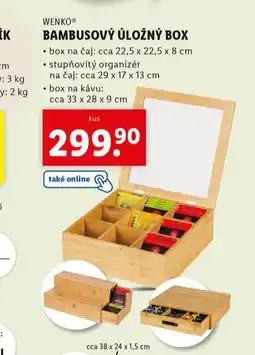Lidl Bambusový úložný box nabídka