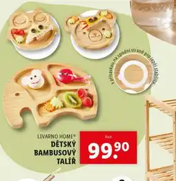 Lidl Dětský bambusový talíř nabídka