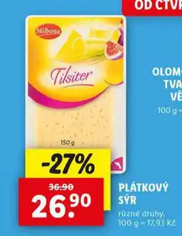 Lidl Plátkový sýr nabídka