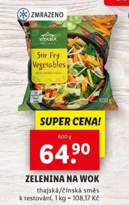 Lidl Zelenina na wok nabídka