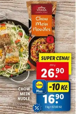 Lidl Chow mein nudle nabídka