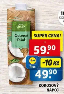 Lidl Kokosový nápoj nabídka