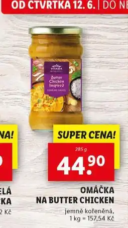 Lidl Omáčka na butter chicken nabídka