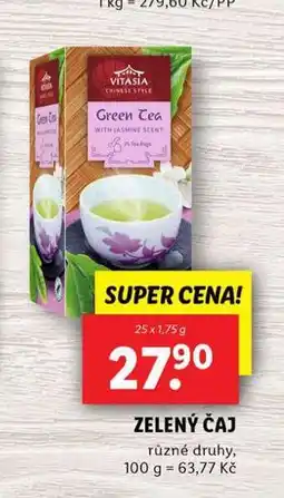 Lidl Zelený čaj nabídka