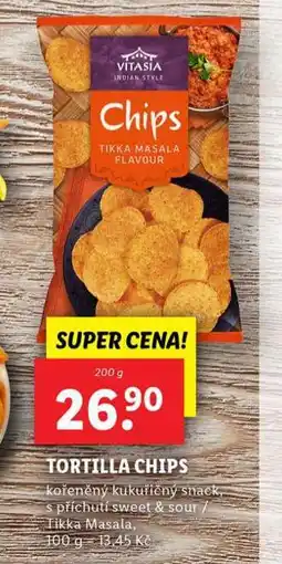 Lidl Tortilla chips nabídka