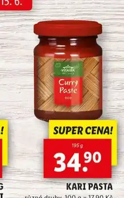 Lidl Kari pasta nabídka