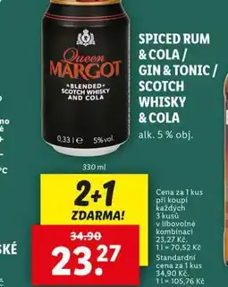 Lidl Gin & tonic nabídka