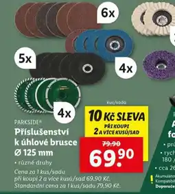 Lidl Příslušenství k úhlové brusce nabídka
