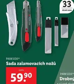 Lidl Sada zalamovacích nožů nabídka